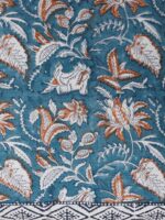 Coussin blockprint fleuri pavot – Image 3