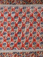 Coussin blockprint fleuri sumak – Image 3