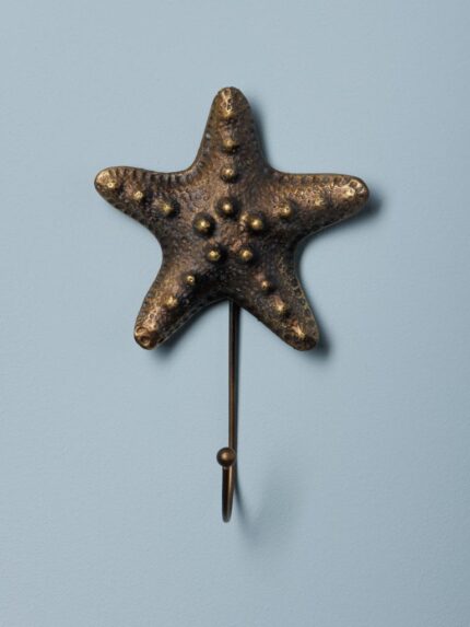 Crochet étoile de mer vieil or Chehoma