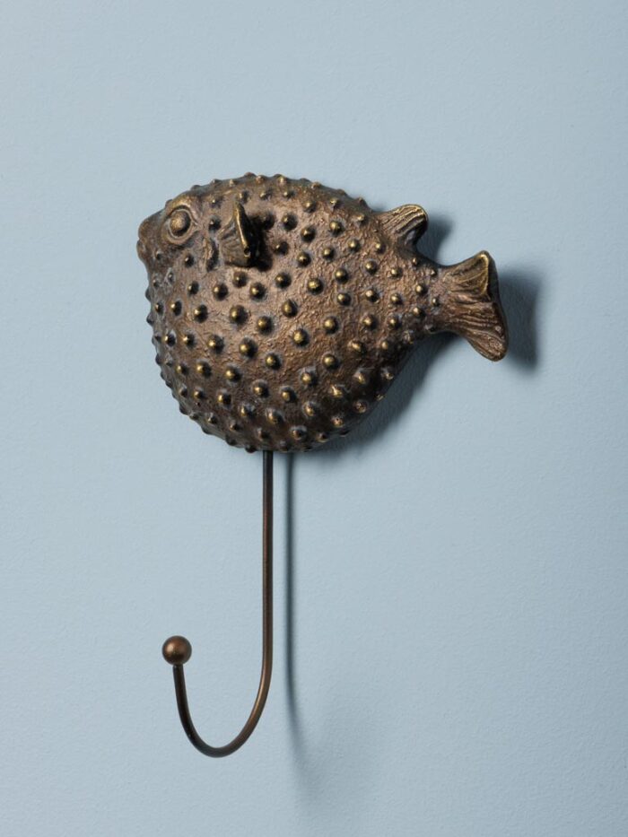 Crochet poisson globe vieil or – Image 2