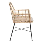 Chaise St Raphael rotin naturel – Image 3