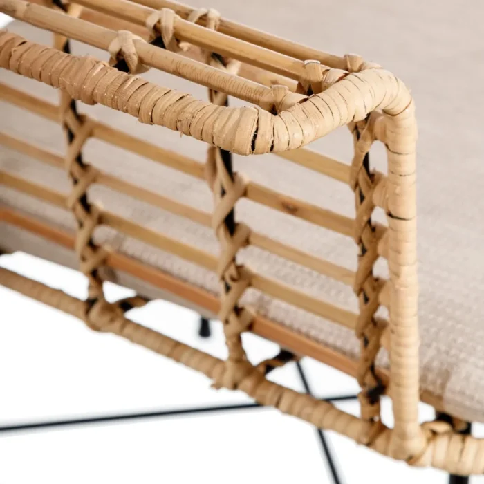 Chaise St Raphael rotin naturel – Image 4