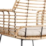 Chaise St Raphael rotin naturel – Image 5
