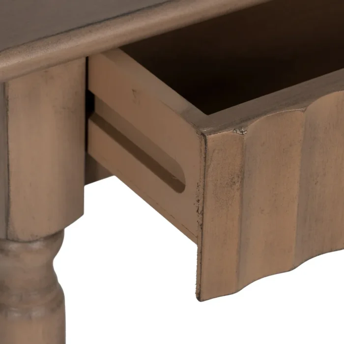 Console marron en pin – Image 4