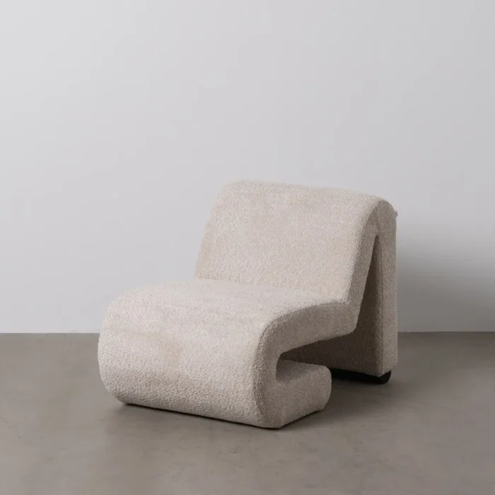 Fauteuil beige Lavaro – Image 2