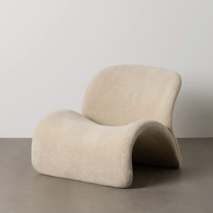 Fauteuil beige Yomi – Image 2
