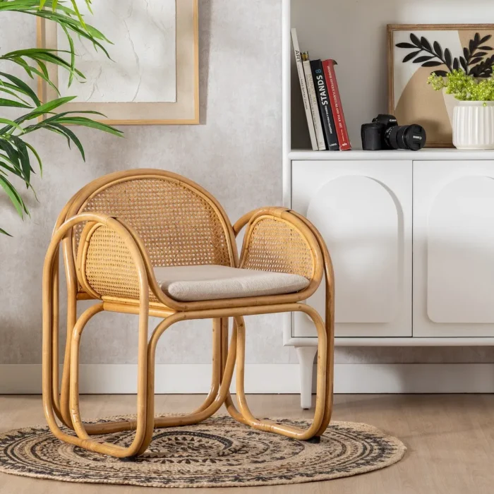 Fauteuil rotin Mirta – Image 2
