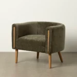 Fauteuil vert Zepo – Image 2