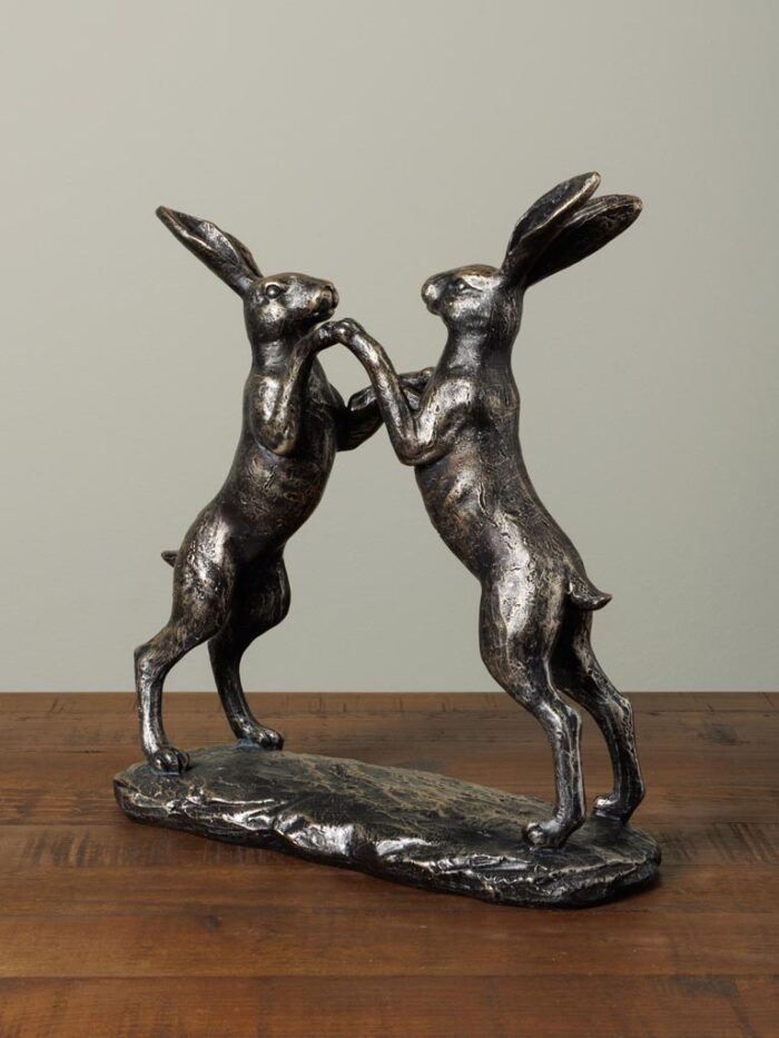 Décoration de lapins en lutte – Image 2