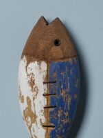 Double crochet poisson bleu et blanc – Image 3