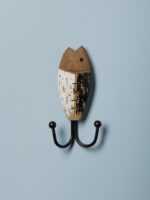 Double crochet poisson noir et blanc Chehoma