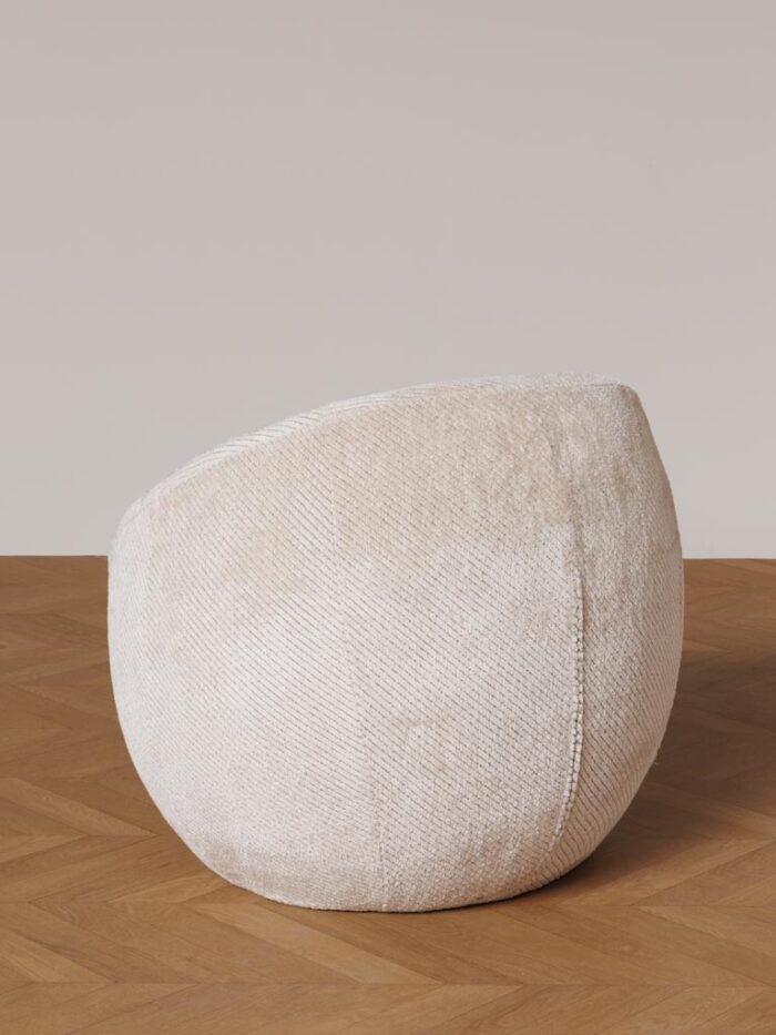 Fauteuil arrondi  Gelato Vanille – Image 4