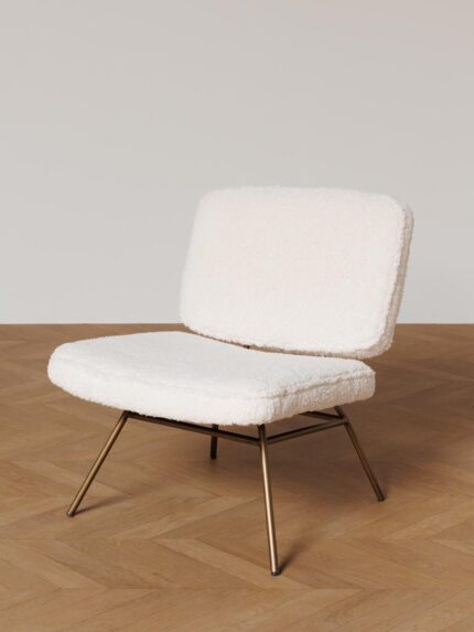 Fauteuil blanc Nuuk Chehoma