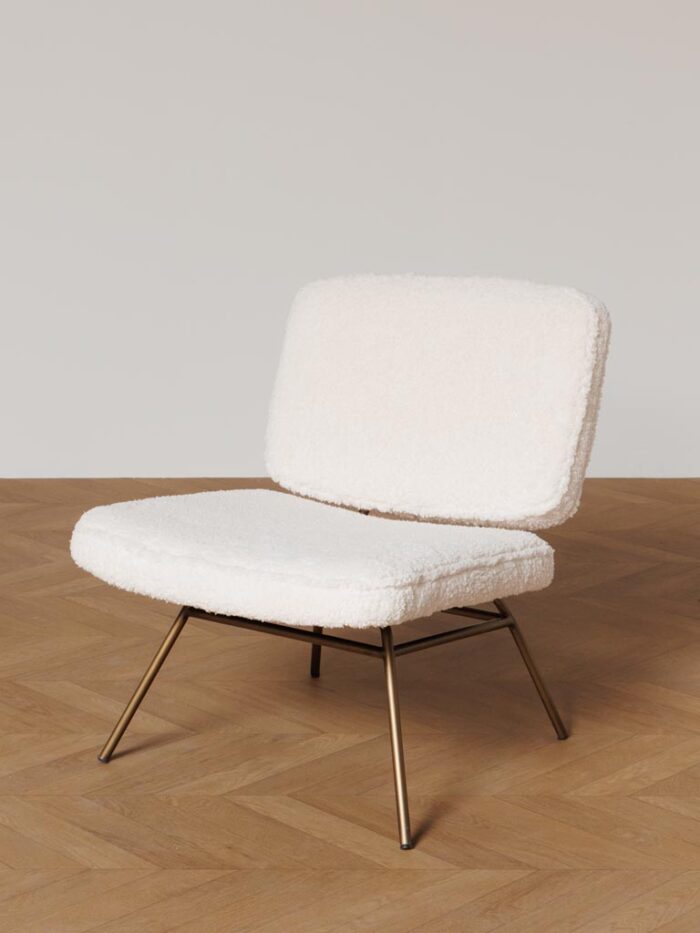Fauteuil blanc Nuuk Chehoma