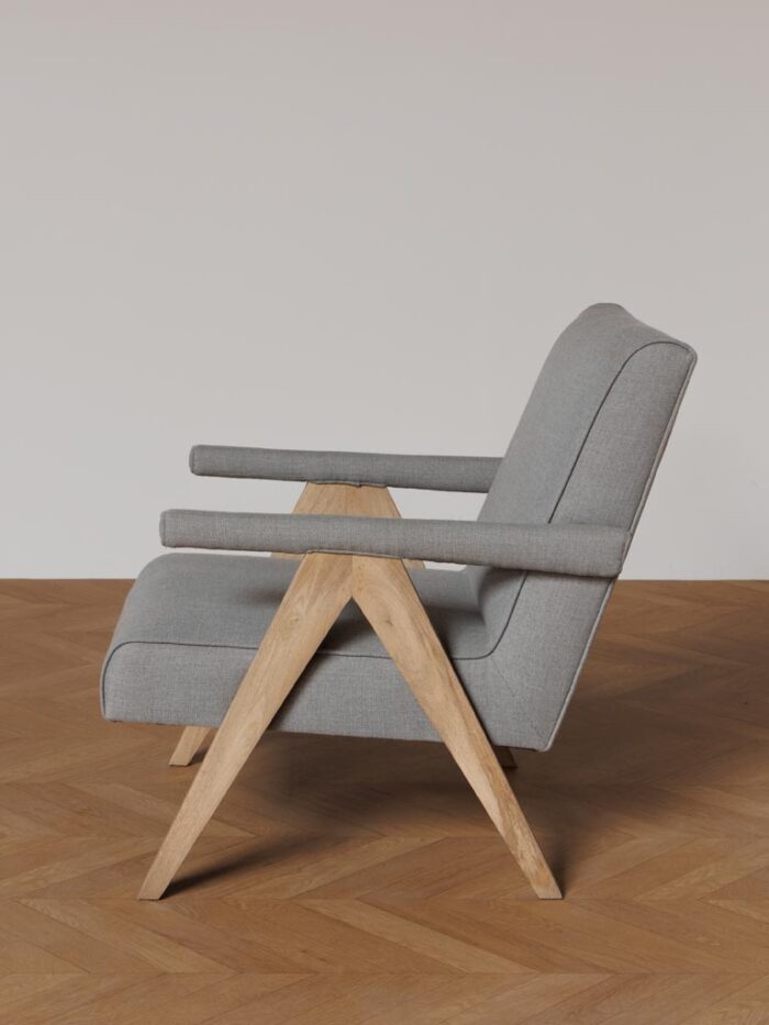 Fauteuil gris Grimaud – Image 3