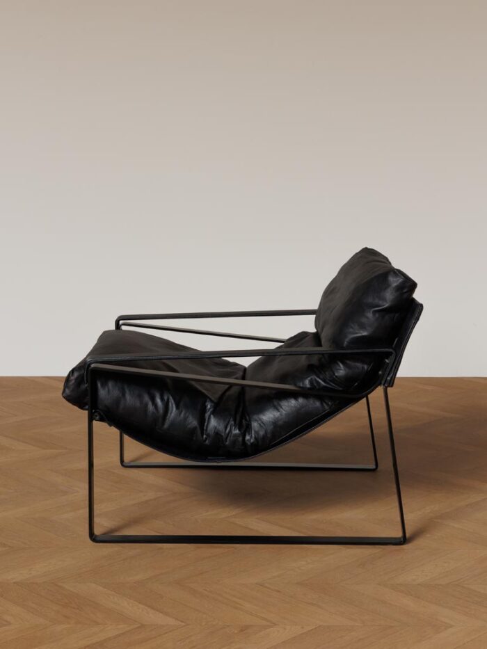 Fauteuil noir Gabor – Image 3