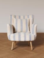 Fauteuil rayé Harina – Image 2