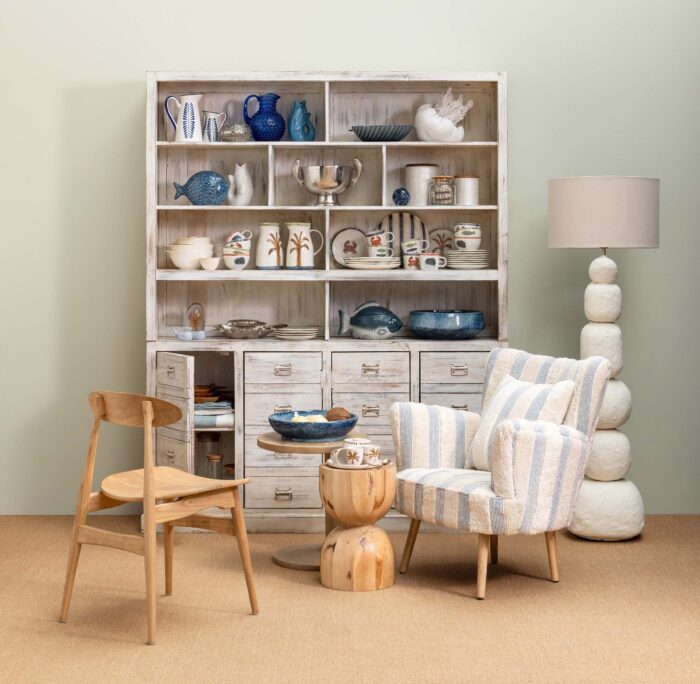 Fauteuil rayé Harina – Image 6