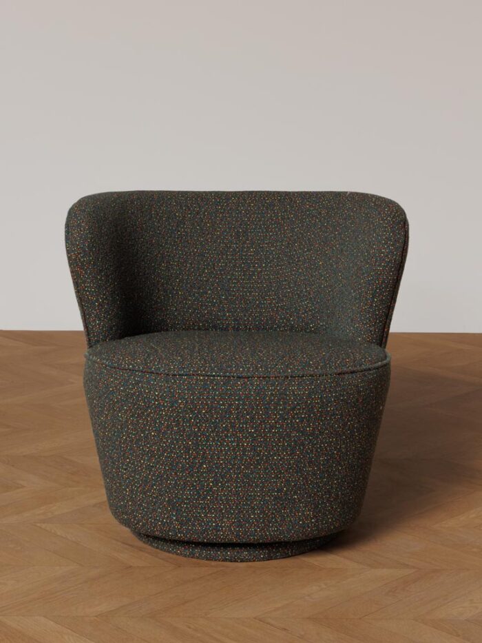 Fauteuil rotatif kaki Kiwi – Image 2