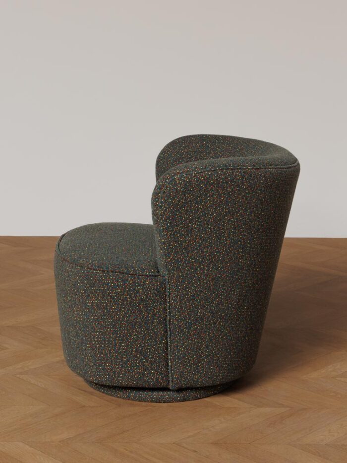 Fauteuil rotatif kaki Kiwi – Image 3