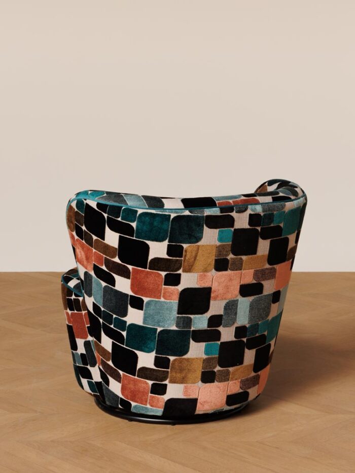Fauteuil rotatif multicolore – Image 4