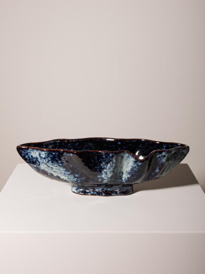Grand corbeille bleutée Méandre – Image 2
