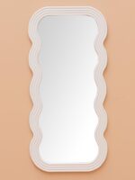 Grand miroir blanc ondulé Ziggy – Image 5