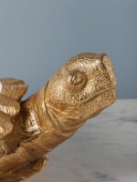 Grand tortue dorée intérieur crème – Image 4