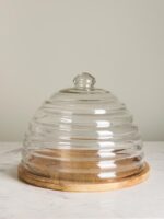 Grande cloche et plateau Bee Chehoma