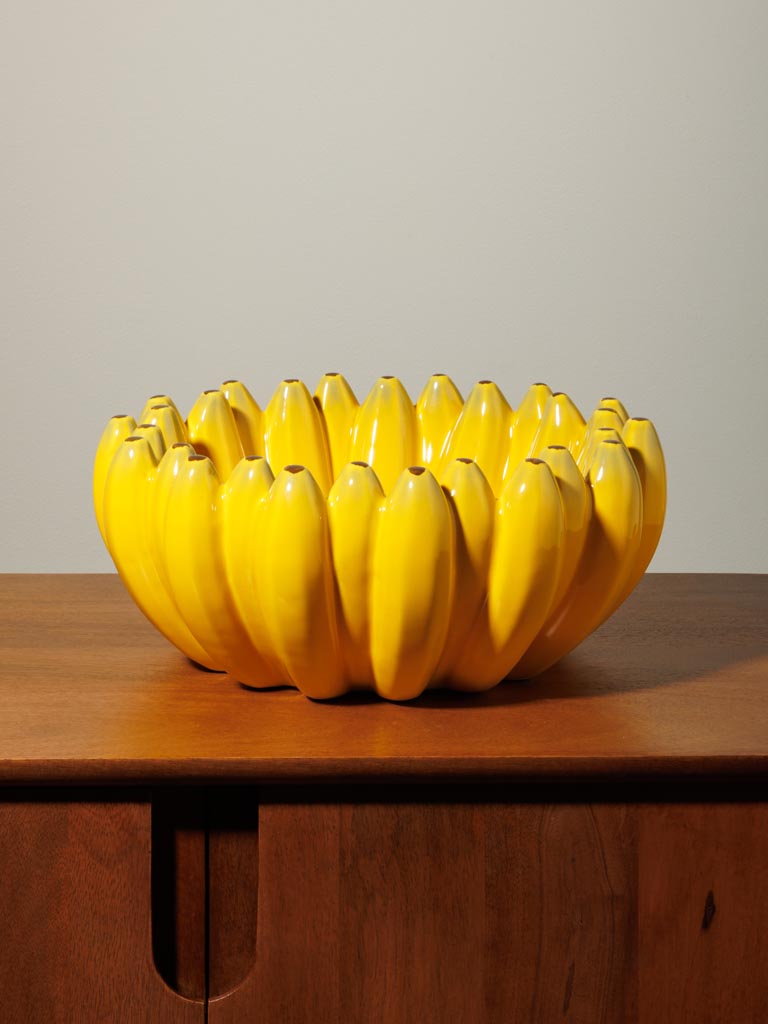 Grande corbeille céramique bananes Chehoma