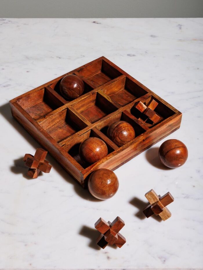 Jeu OXO 3D en acacia – Image 3