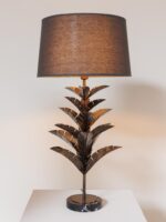 Lampe base marbre noir Hostoa – Image 2