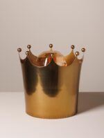 Lampe couronne dorée Chehoma