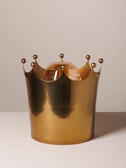 Lampe couronne dorée Chehoma