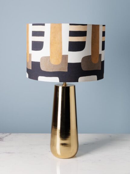 Lampe dorée Grafia Chehoma