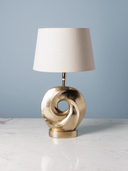 Lampe dorée Orbite Chehoma