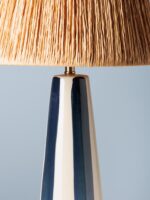 Lampe haute rayée bleue Antibes – Image 2