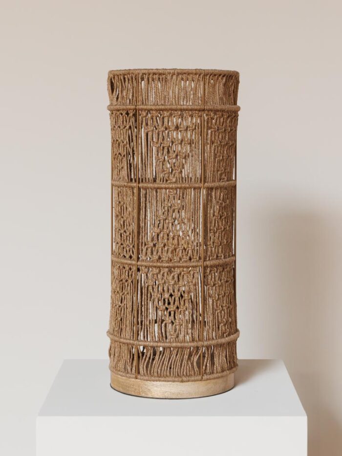 Lampe jute tressée Persia – Image 2