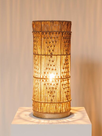 Lampe jute tressée Persia Chehoma