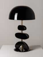 Lampe laquée noire Livello – Image 2