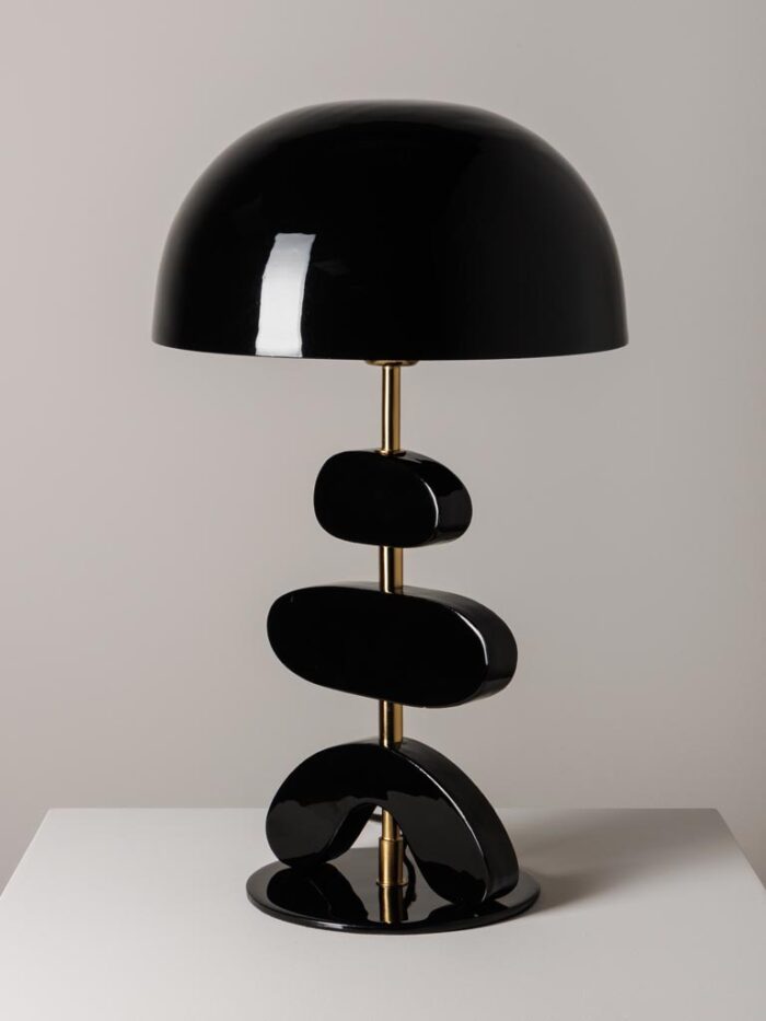 Lampe laquée noire Livello – Image 2
