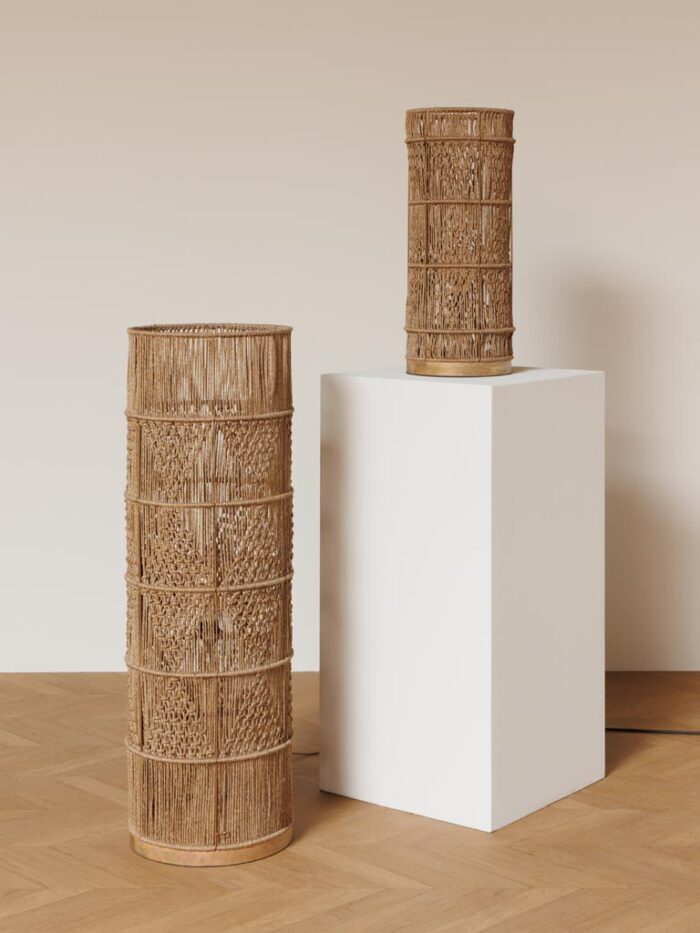 Lampe sur pied jute tressée Persia – Image 3