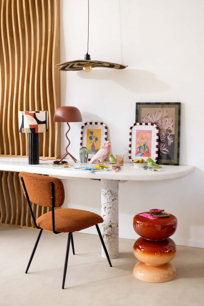 Lampe Zigzag quadripied orange – Image 4