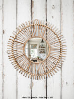 Miroir rotin ondulé Chehoma