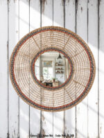 Miroir Samoa jonc de mer Chehoma