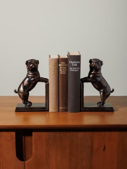 Serre-livres chiens debout Chehoma