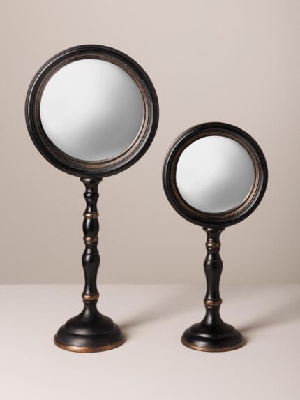 Set de 2 miroirs convexes sur pied Chehoma