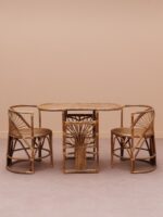 Set de 3 table ovale et 2 chaises Trinidad – Image 3