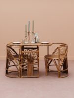 Set de 3 table ovale et 2 chaises Trinidad – Image 4
