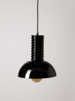 Suspension noire Spirale Chehoma